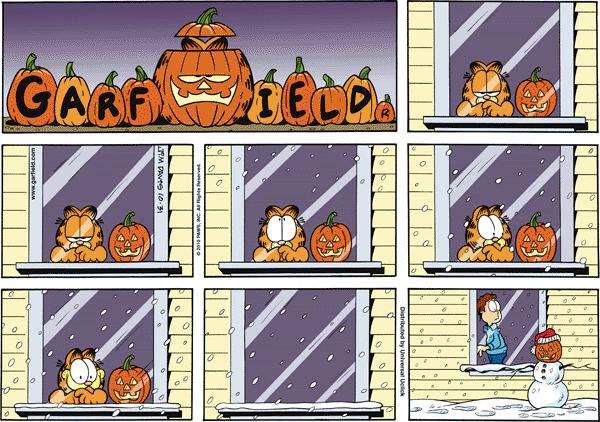 Garfield comics 31-10-2010 