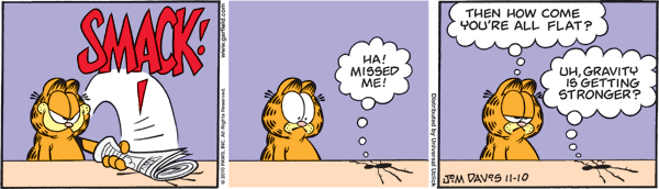 Garfield comics 10-11-2010 