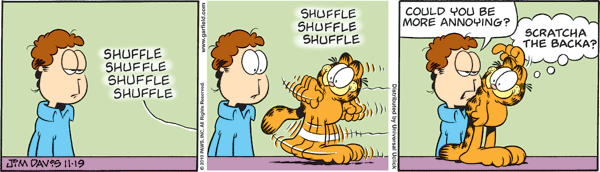 Garfield comics 19-11-2010 