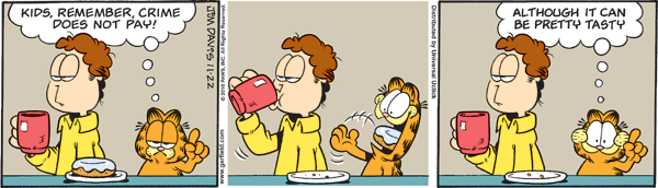 Garfield comics 22-11-2010 