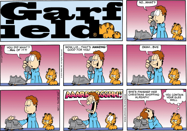 Garfield comics 28-11-2010 