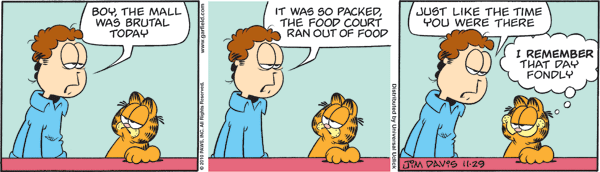 Garfield comics 29-11-2010 