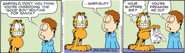 Garfield comics 02-12-2010 