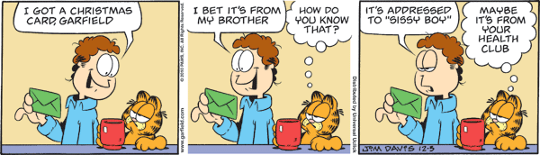 Garfield comics 03-12-2010 