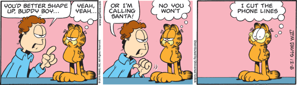 Garfield comics 08-12-2010 