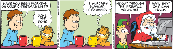 Garfield comics 14-12-2010 