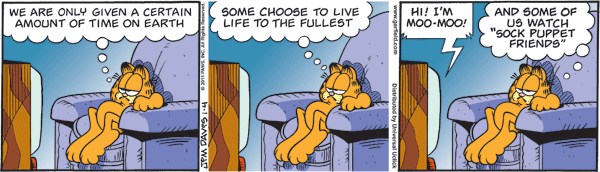 Garfield comics 04-01-2011 